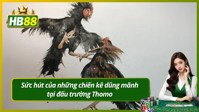 Sức hút của những chiến kê dũng mãnh tại đấu trường Thomo
