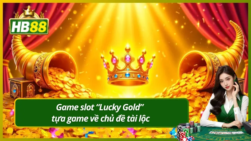 Game slot “Lucky Gold” tựa game về chủ đề tài lộc