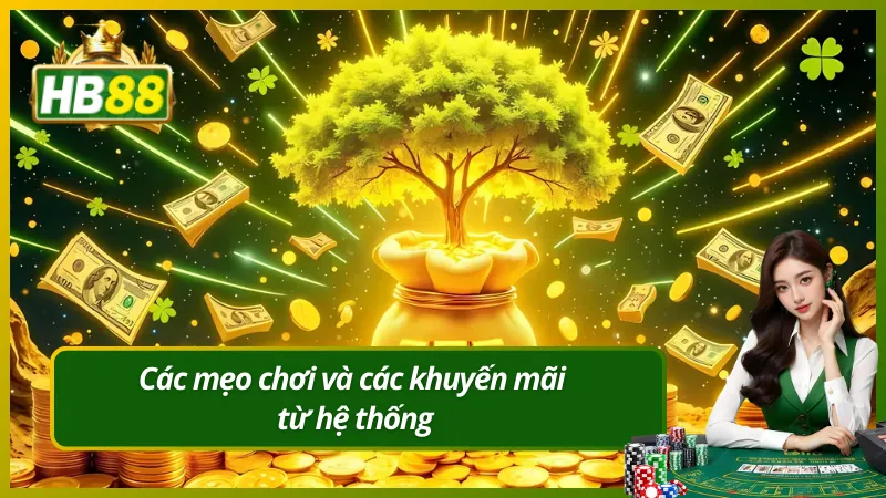 Các mẹo chơi và các khuyến mãi từ hệ thống