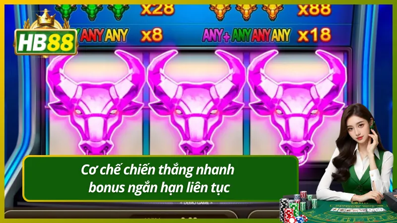 Cơ chế chiến thắng nhanh bonus ngắn hạn liên tục