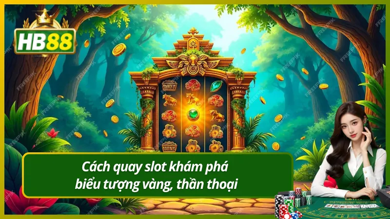 Cách quay slot khám phá biểu tượng vàng, thần thoại