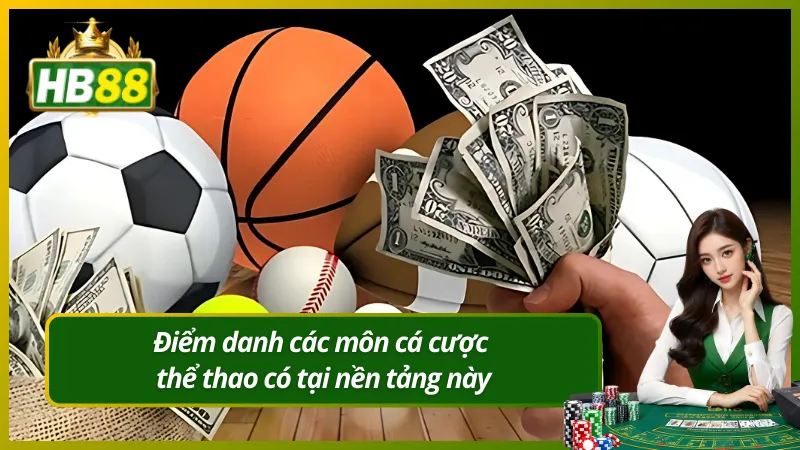 Điểm danh các môn cá cược thể thao có tại nền tảng này