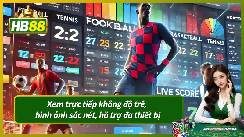 Xem trực tiếp không độ trễ, hình ảnh sắc nét, hỗ trợ đa thiết bị