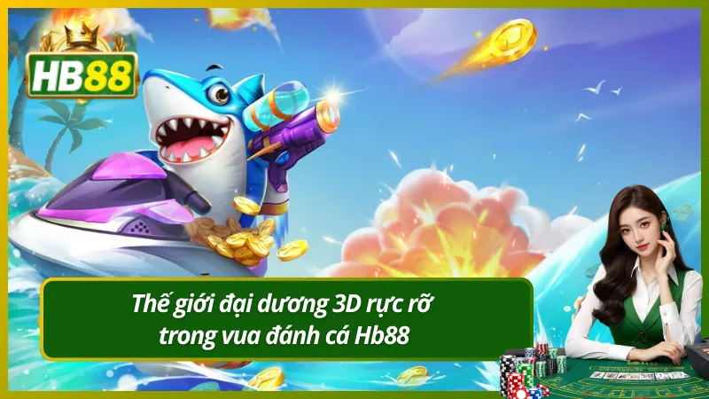 Thế giới đại dương 3D rực rỡ trong vua đánh cá Hb88